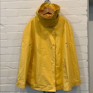 Burberry London Rain Cape in a daffodil yellow